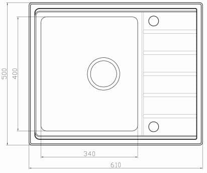 Кухонная мойка Seaman Eco Roma SMR-6150A.0