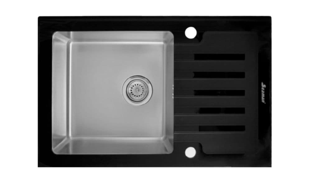Кухонная мойка Seaman Eco Glass SMG-780B.B