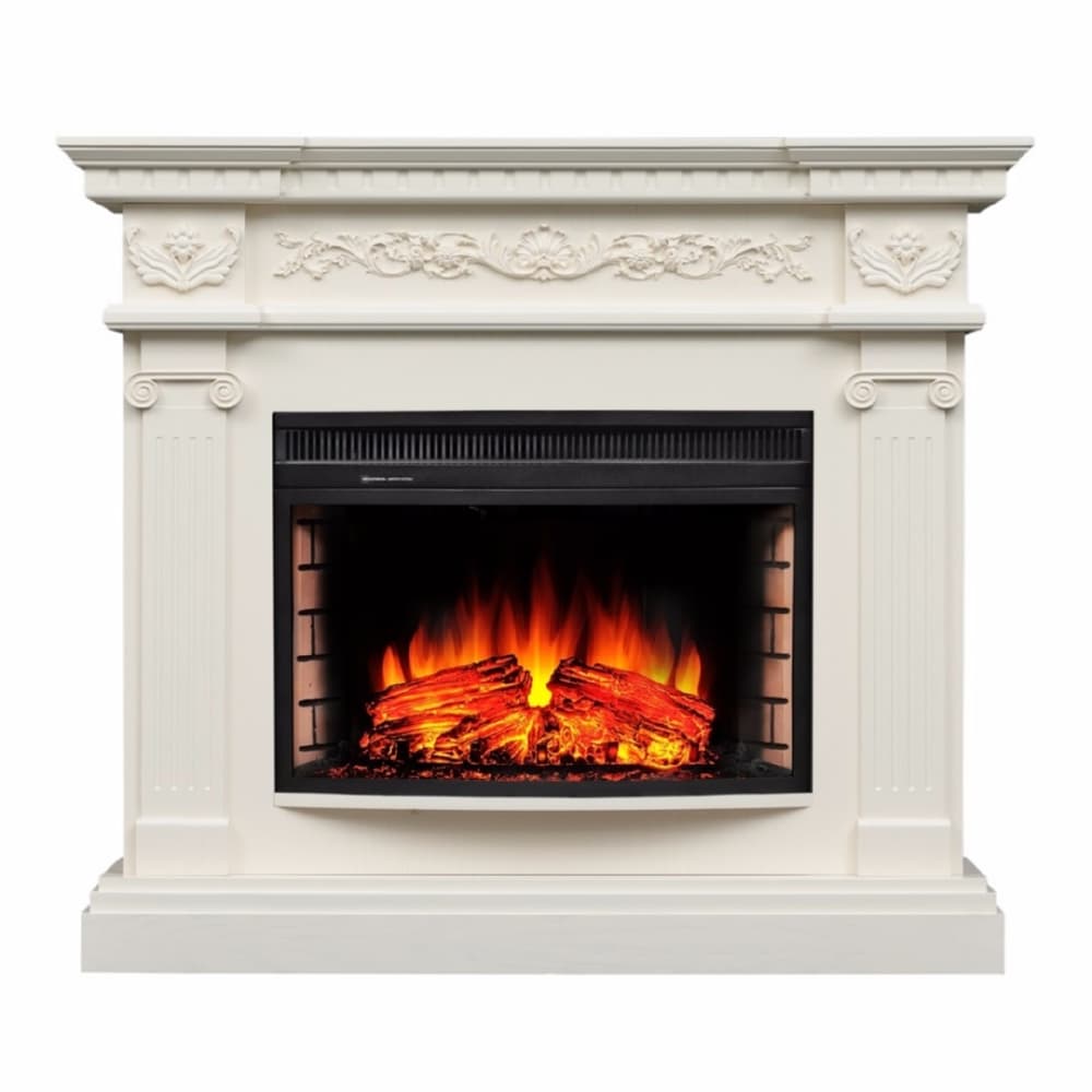 Каминокомплект Alex Bauman Verona фронтальный крем + Vista 25" FX