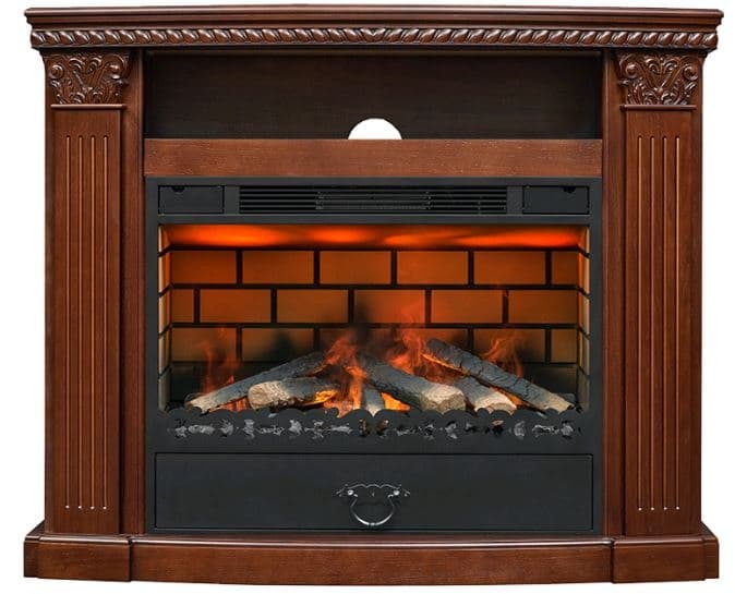 Каминокомплект Alex Bauman Ludovik дуб античный + 3D Fog 34"