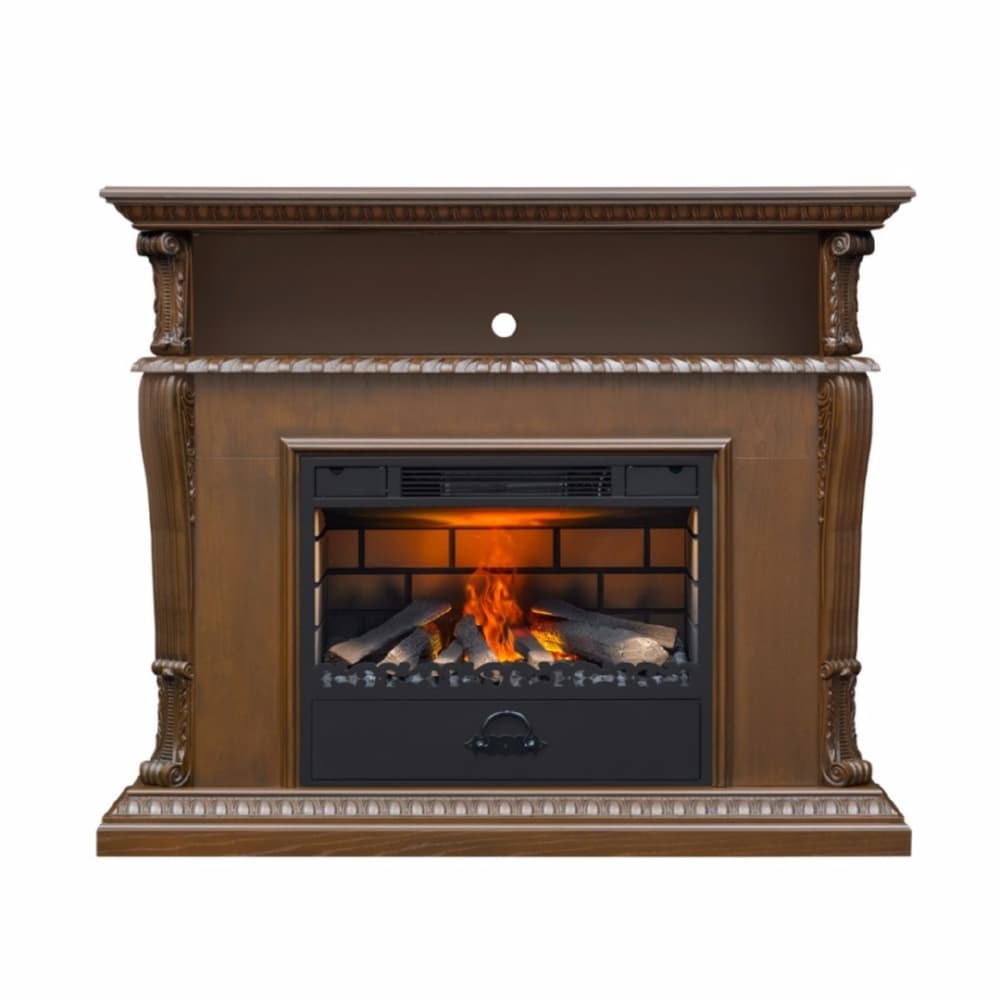 Каминокомплект Alex Bauman Corifa унив. канадский дуб + 3D Fog 24"