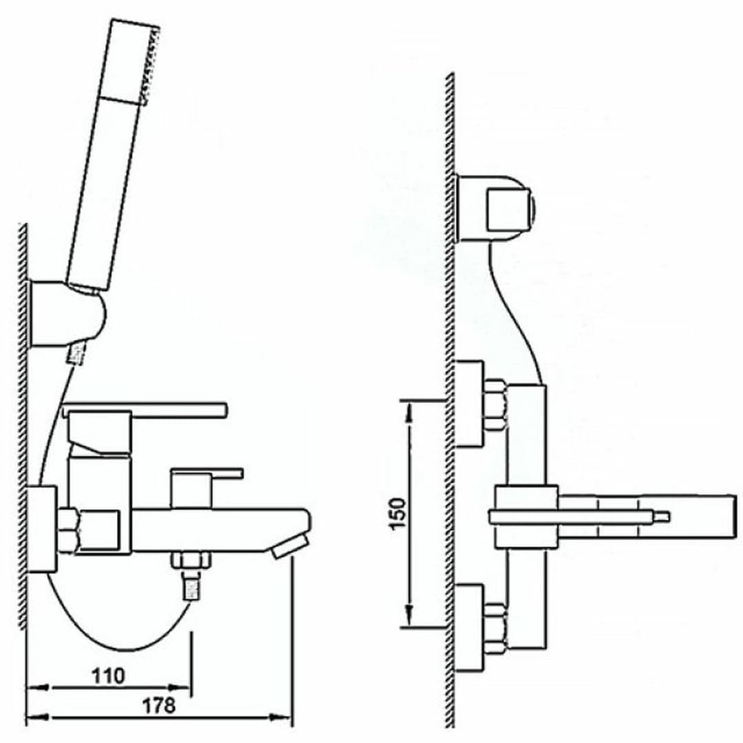 Смеситель Bennberg 131122 CHROME