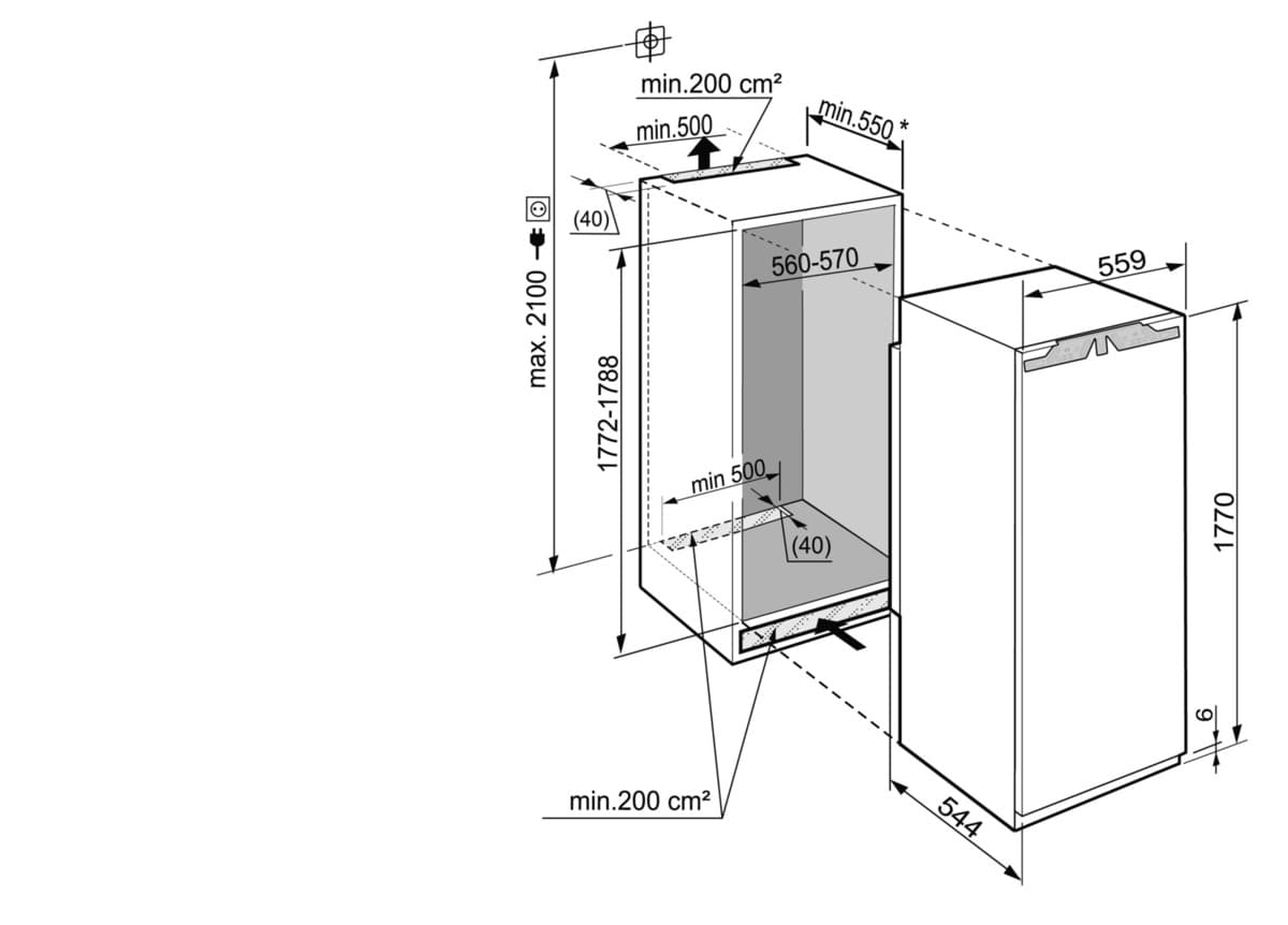 Встраиваемый морозильник Liebherr SIGN 3524