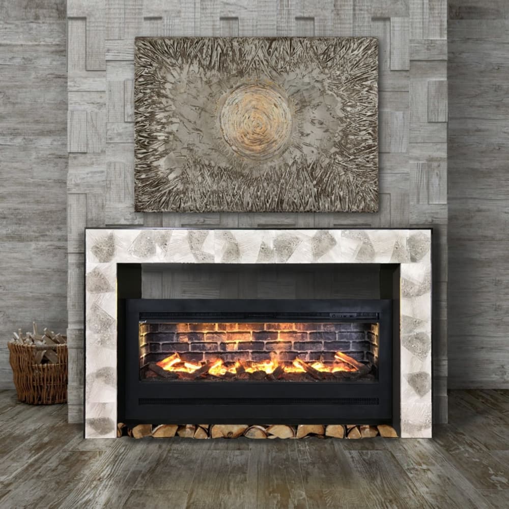 Каминокомплект Glenrich Бридж Flamenco 3D