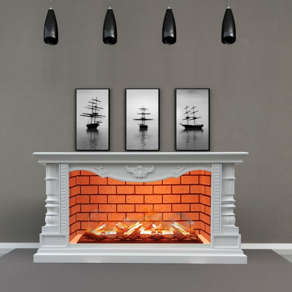 Каминокомплект Glenrich Консул Salsa 3D белый