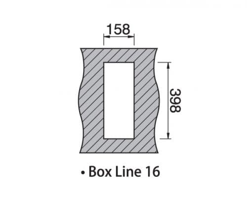 Кухонная мойка Rodi BOX LINE 16 IN