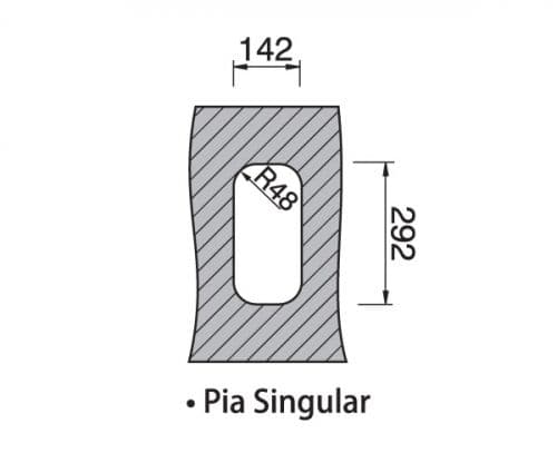 Кухонная мойка Rodi SINGULAR LUX 3,5 UNDER
