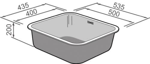 Кухонная мойка Rodi BELEM UNDER