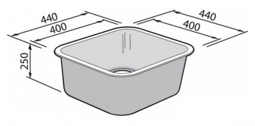 Кухонная мойка Rodi INDUS 40 UNDER