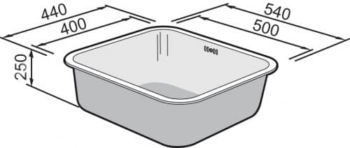 Кухонная мойка Rodi INDUS 50 UNDER