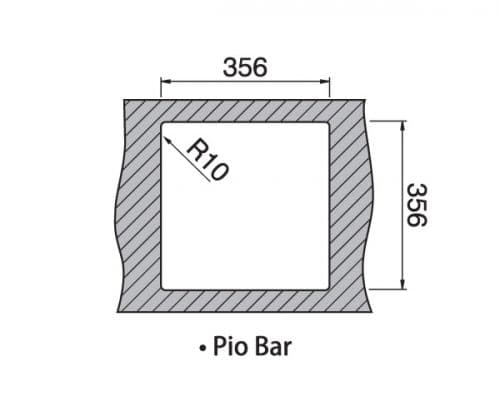 Кухонная мойка Rodi PIO BAR LUX 3,5