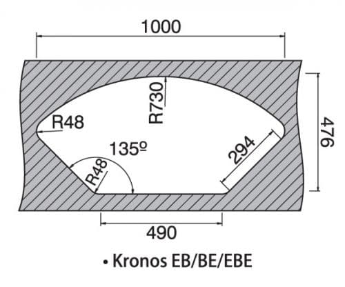 Кухонная мойка Rodi KRONOS EBE LINEN 3.5