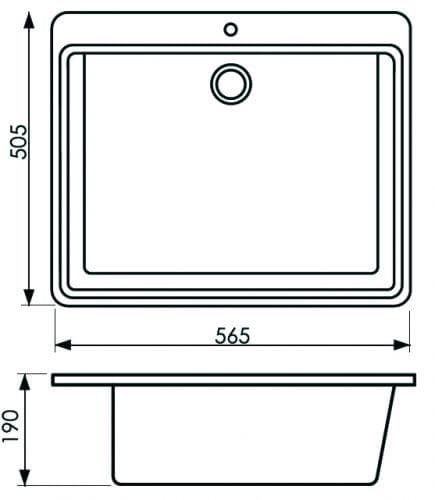 Кухонная мойка Whinstone ГАЛЛОН А13 СВЕТЛО-БЕЖЕВЫЙ
