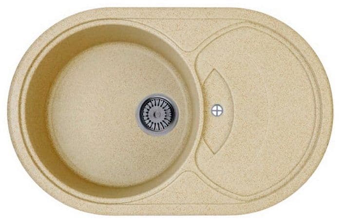 Кухонная мойка Whinstone МИЛАН В02 СВЕТЛО-БЕЖЕВЫЙ
