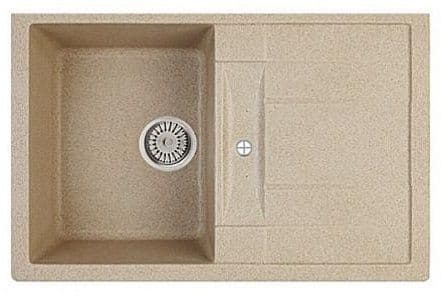 Кухонная мойка Whinstone КОРАЛЛ / РИВА В12 БЕЖЕВЫЙ