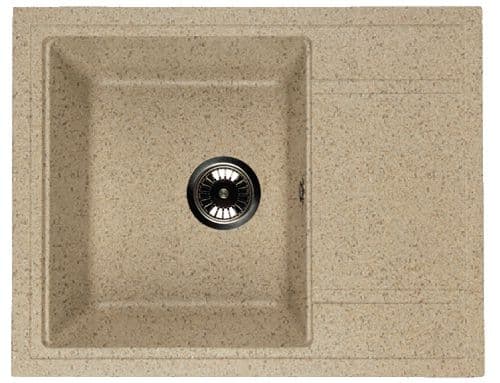 Кухонная мойка Whinstone МУНГО 650 РИВА В10 БЕЖЕВЫЙ