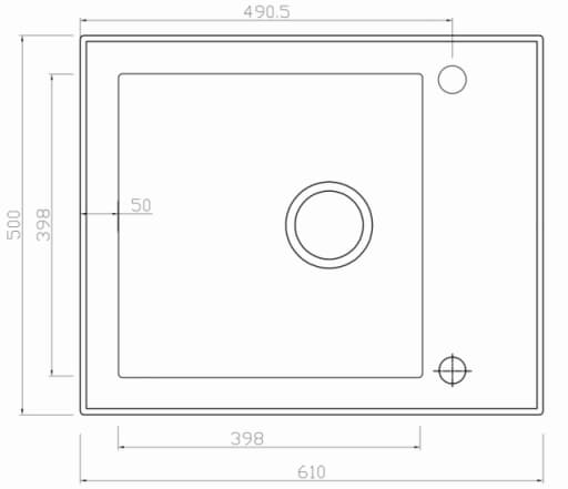 Кухонная мойка Seaman Eco Glass SMG-610W Gold (PVD)