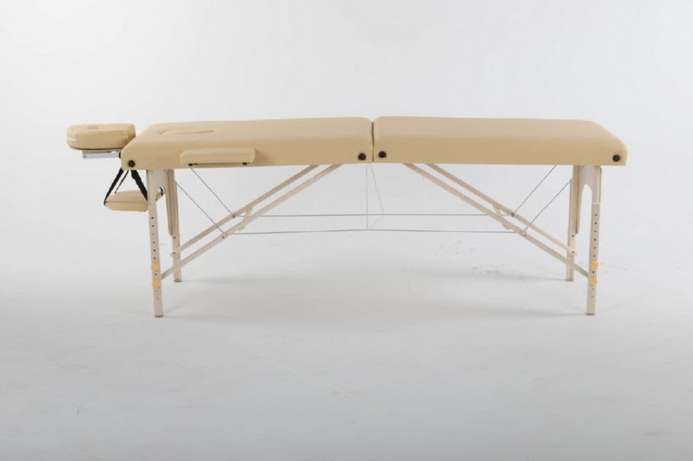 Массажный стол ErgoVita MASTER Бежевый+кремовые ноги