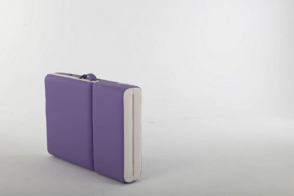 Массажный стол ErgoVita MASTER ALU COMFORT PLUS Сиреневый (осн)+белый