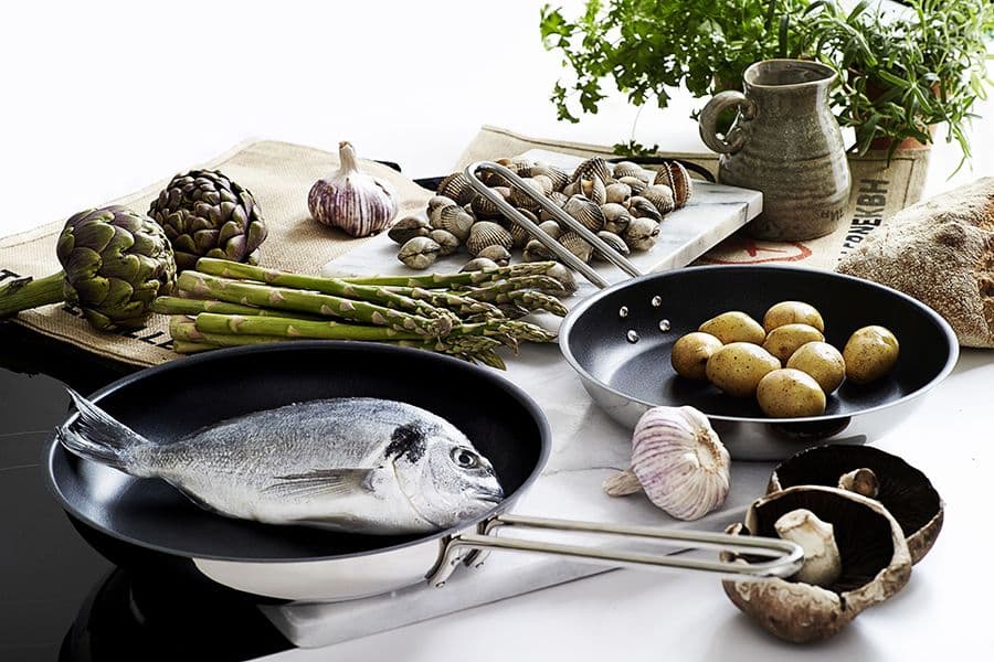 Сковорода Eva Solo Stainless Steel с антипригарным покрытием Slip-Let 30 см 202730