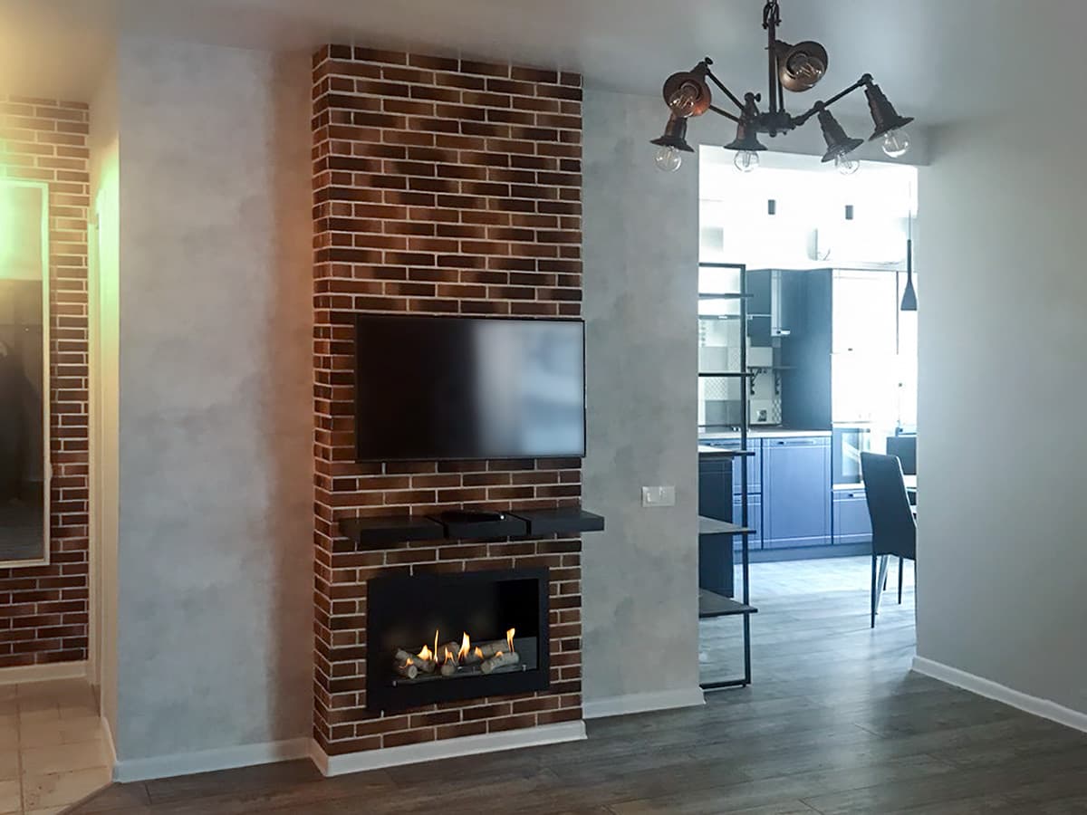 Встроенный биокамин Lux Fire Кабинет 530 S