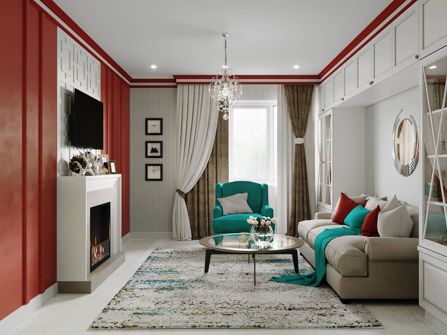 Встроенный биокамин Lux Fire Кабинет 530 S