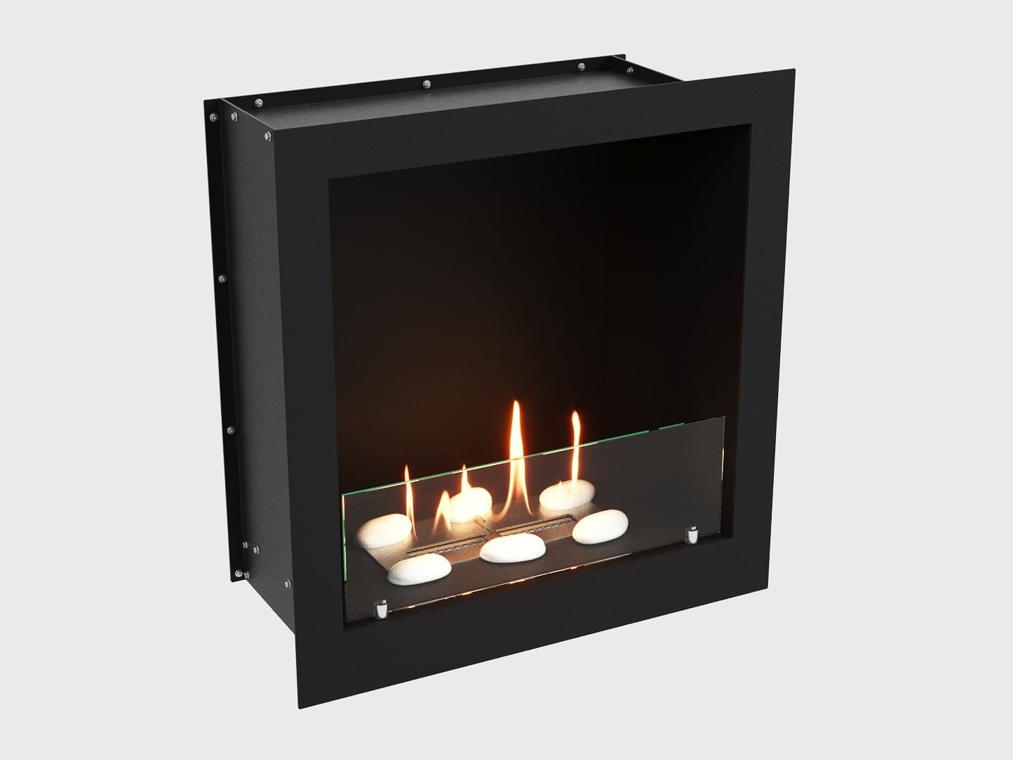 Встроенный биокамин Lux Fire Кабинет 610 М