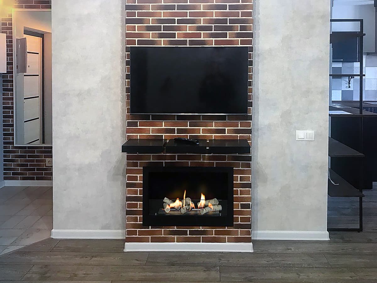 Встроенный биокамин Lux Fire Кабинет 610 М