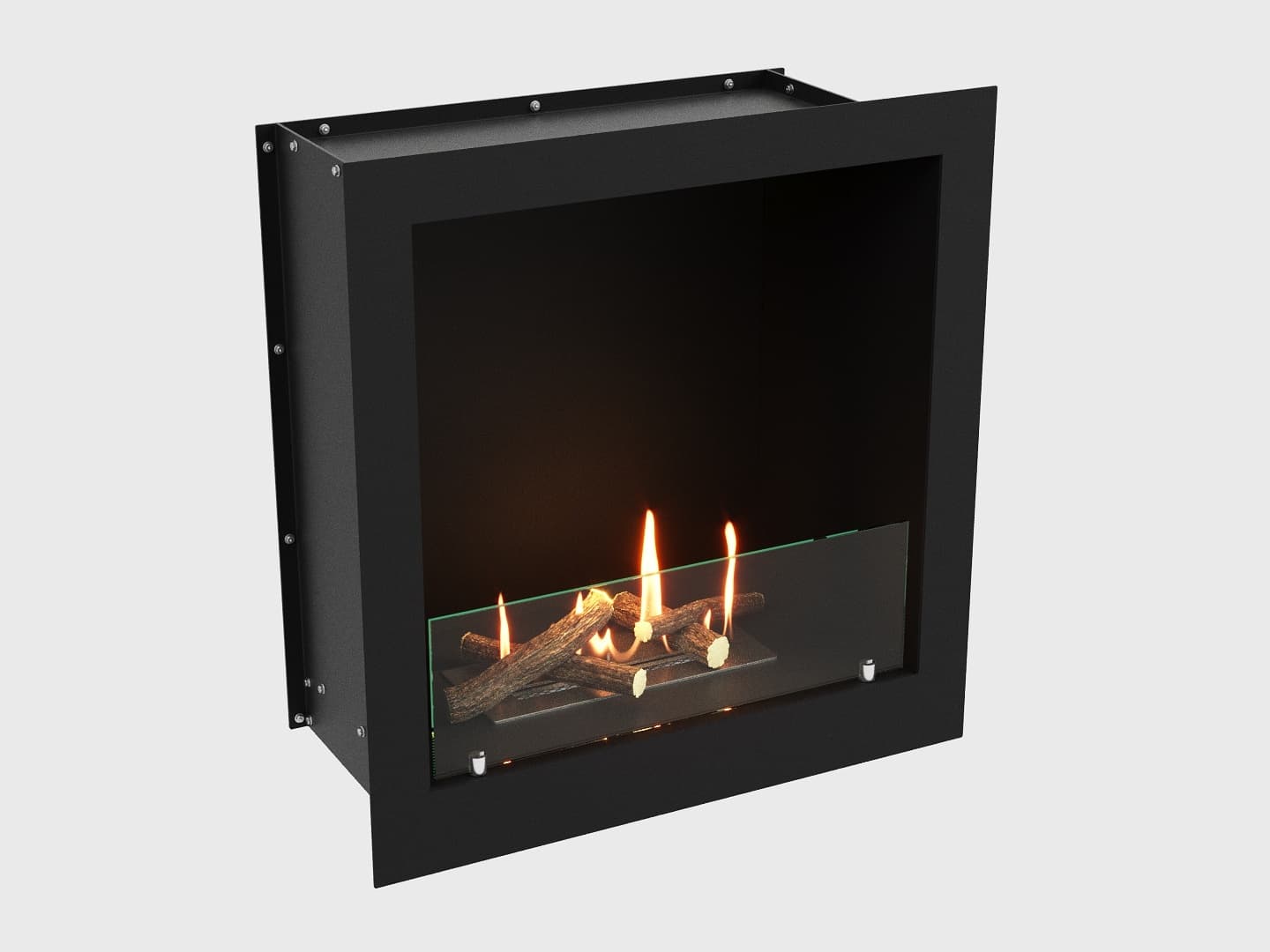 Встроенный биокамин Lux Fire Кабинет 610 М