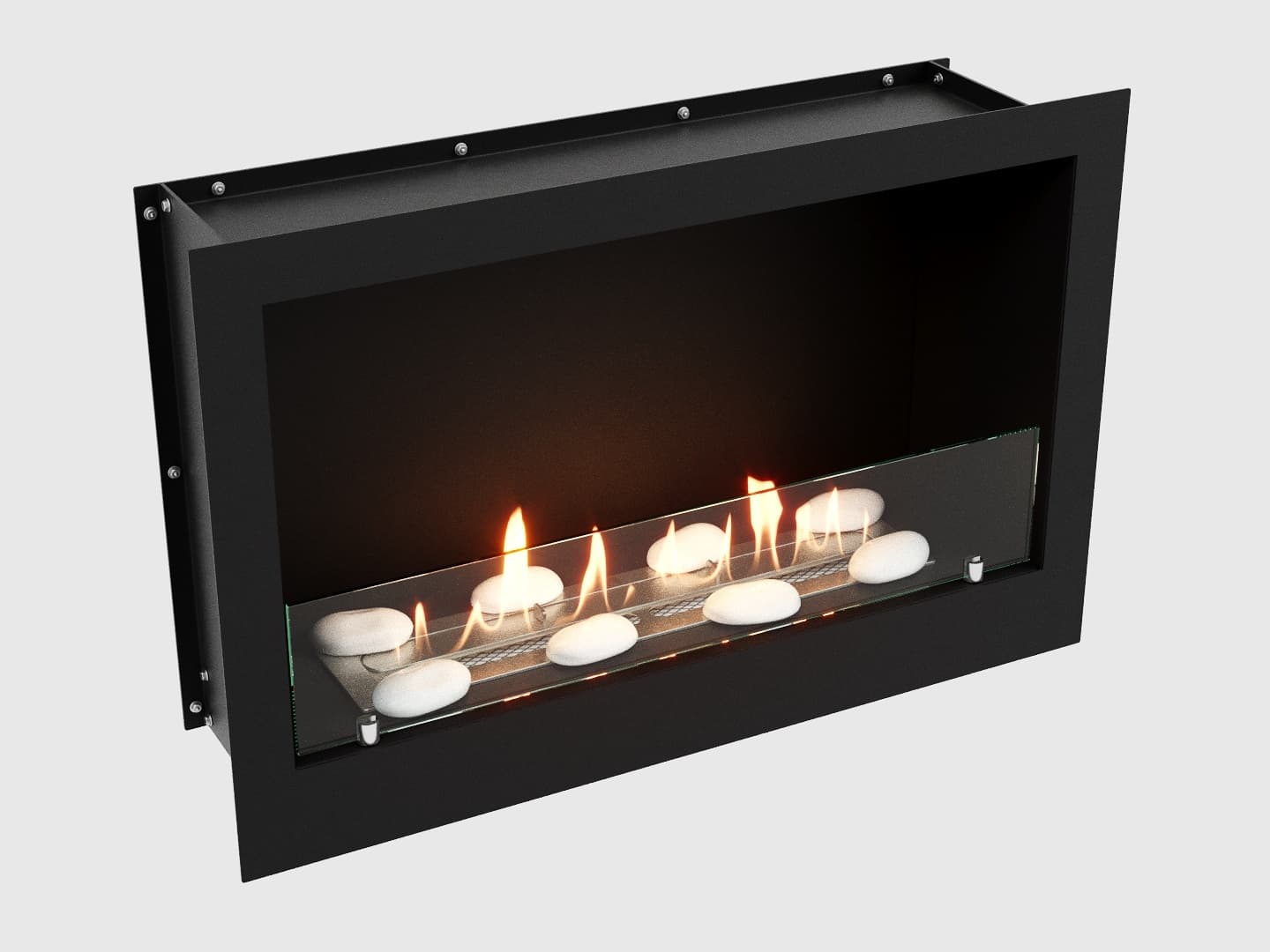 Встроенный биокамин Lux Fire Кабинет 730 S