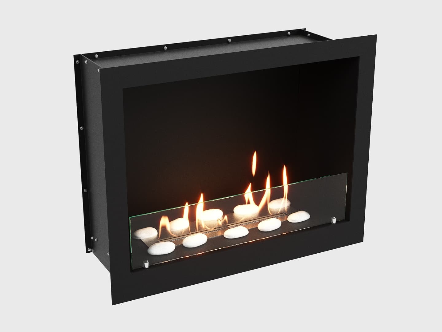 Встроенный биокамин Lux Fire Кабинет 810 М