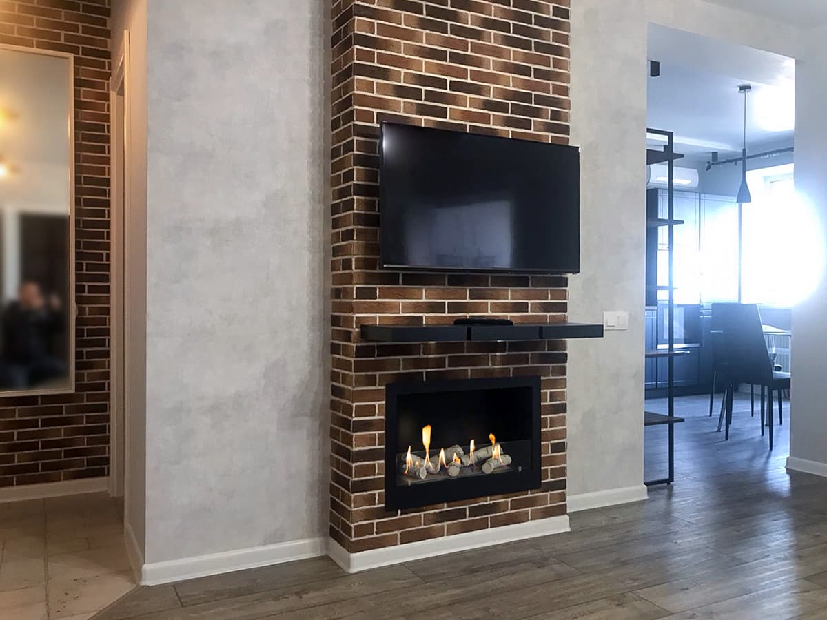 Встроенный биокамин Lux Fire Кабинет 810 М