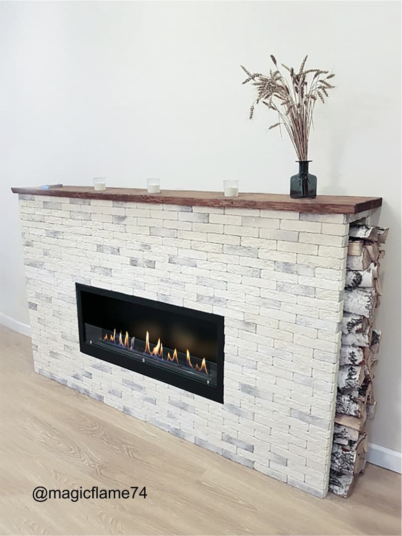 Встроенный биокамин Lux Fire Кабинет 1130 S