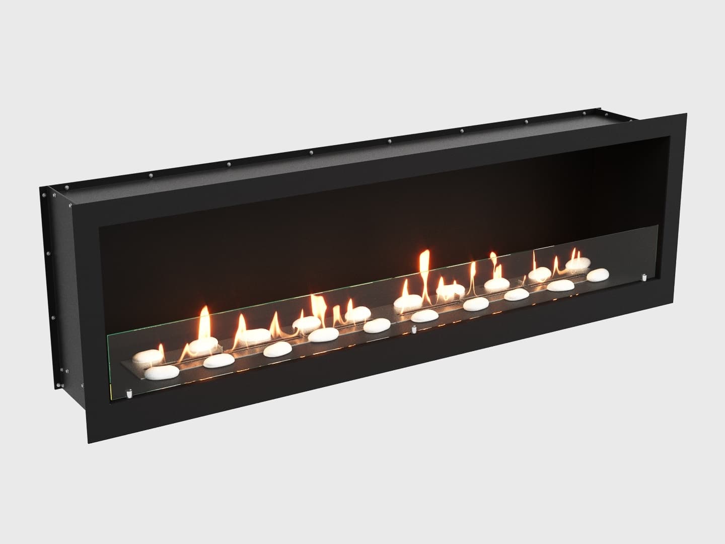 Встроенный биокамин Lux Fire Кабинет 1710 М