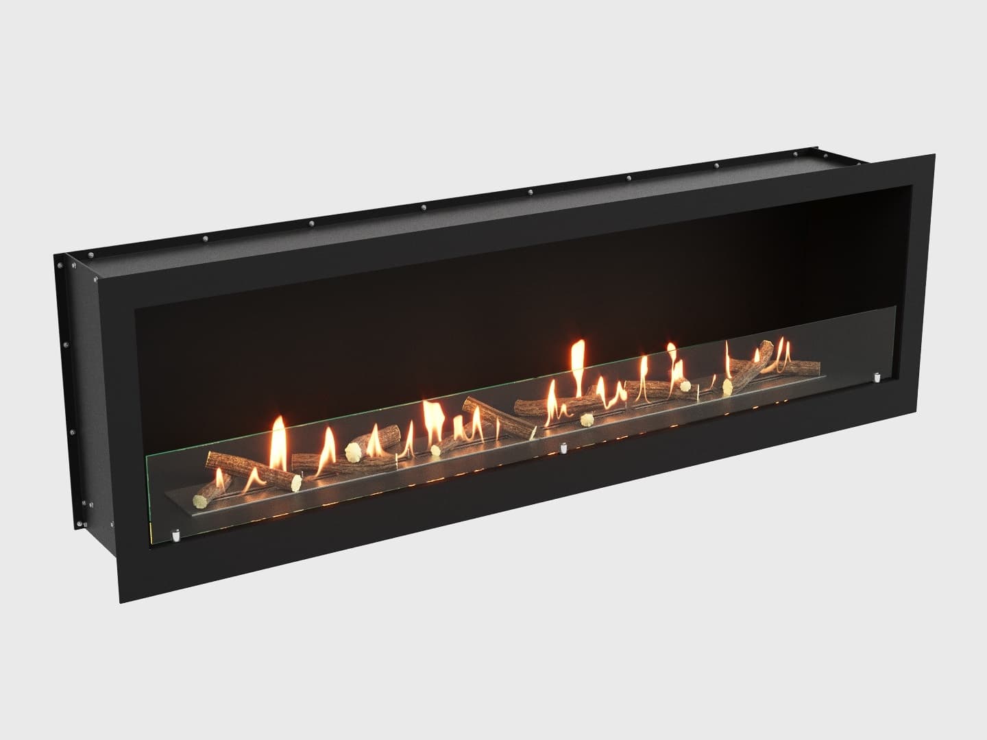 Встроенный биокамин Lux Fire Кабинет 1710 М