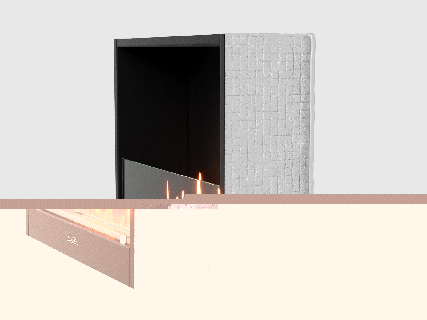 Встроенный биокамин Lux Fire Фаер Бокс 1 - 25.5