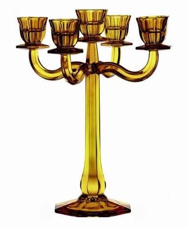 Подсвечник 5-ти рожковый желтый Nachtmann (30 см) 71191