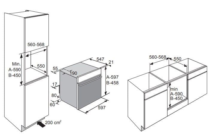 Электрический духовой шкаф Asko OCS8664S