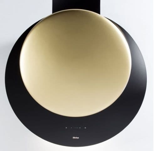Наклонная вытяжка Sirius SLTC94 ECLIPSE black/gold