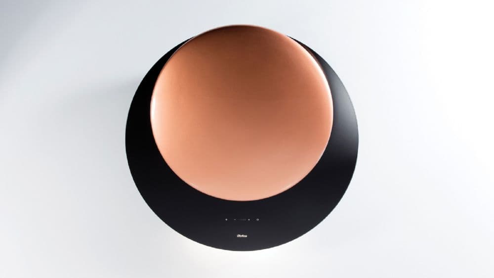 Наклонная вытяжка Sirius SLTC94 ECLIPSE black/copper