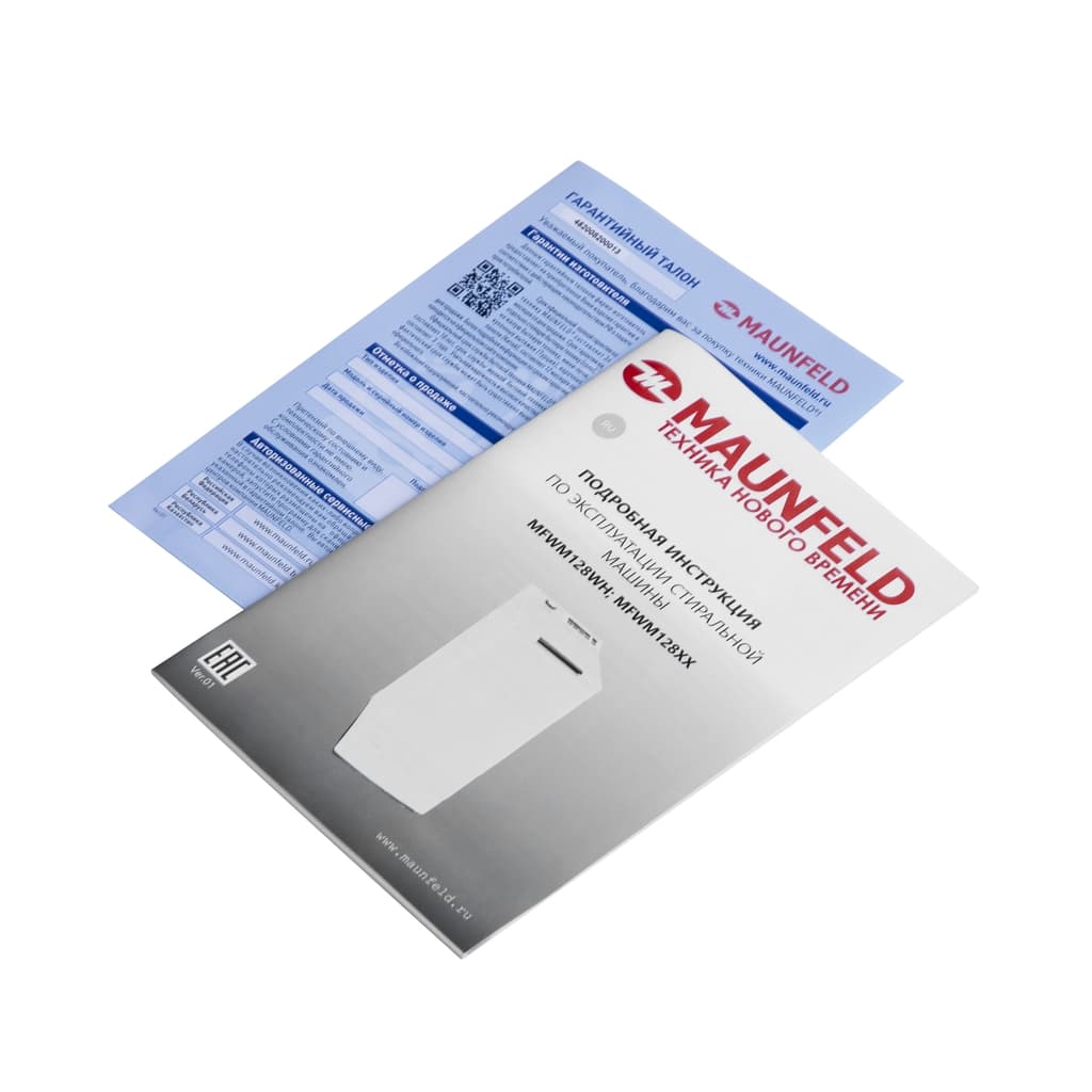 Отдельностоящая стиральная машина Maunfeld MFWM127WH