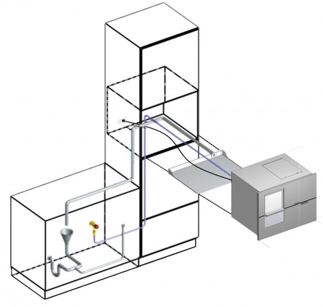 Встраиваемый льдогенератор Wessamat LIFELINE W20W