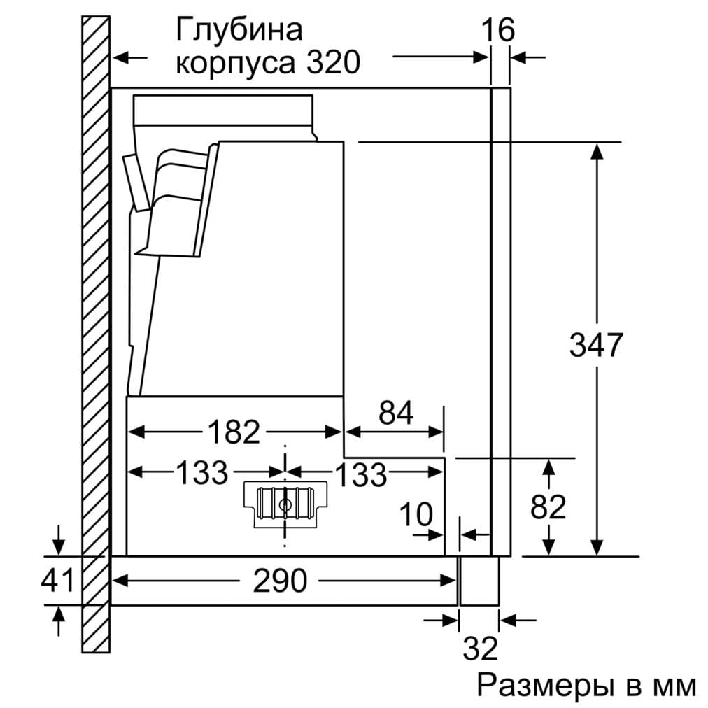 Встраиваемая вытяжка Neff D46PU54X1