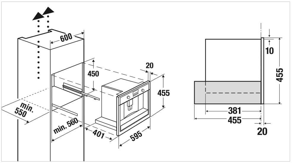 Встраиваемая кофемашина Kuppersbusch CKV 6550.0 W1