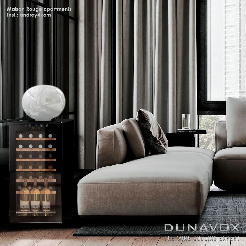 Отдельностоящий винный шкаф Dunavox DXFH-28.88