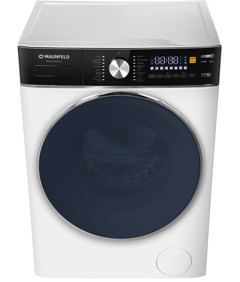 Отдельностоящая стиральная машина с сушкой Maunfeld MFWD14106WH03