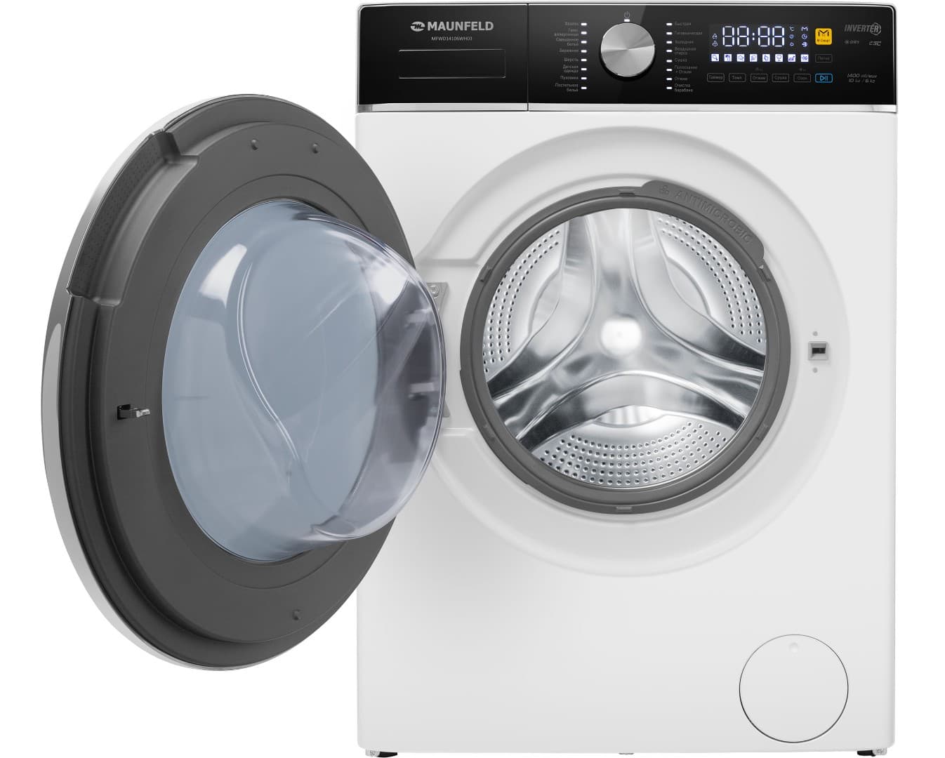 Отдельностоящая стиральная машина с сушкой Maunfeld MFWD14106WH03