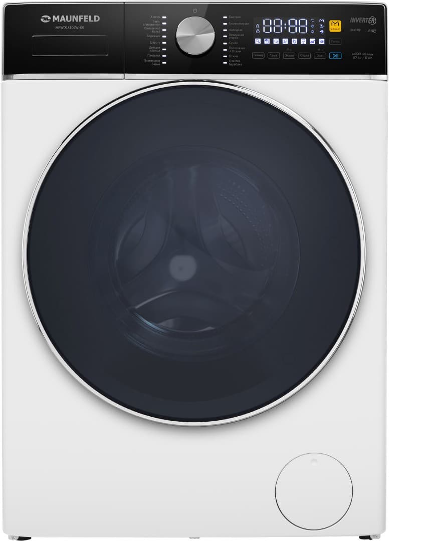Отдельностоящая стиральная машина с сушкой Maunfeld MFWD14106WH03
