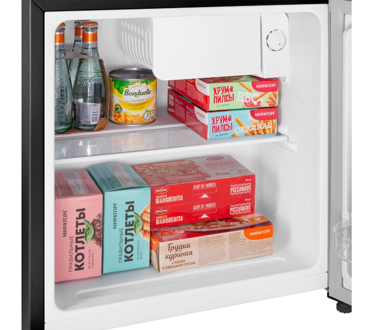 Отдельностоящий однокамерный холодильник Maunfeld MFF50B