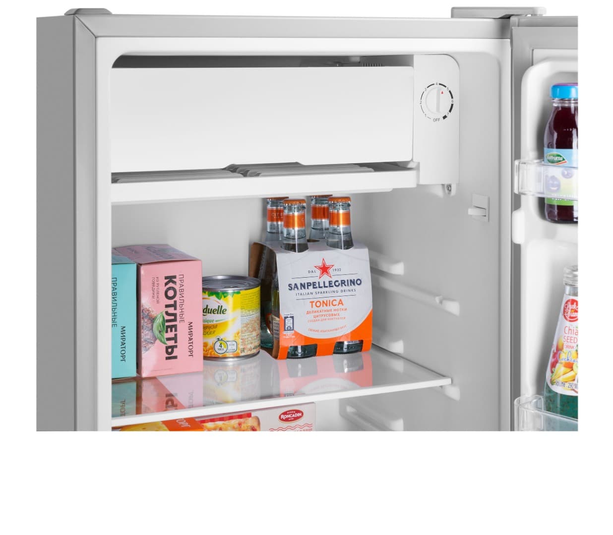 Отдельностоящий однокамерный холодильник Maunfeld MFF83SL